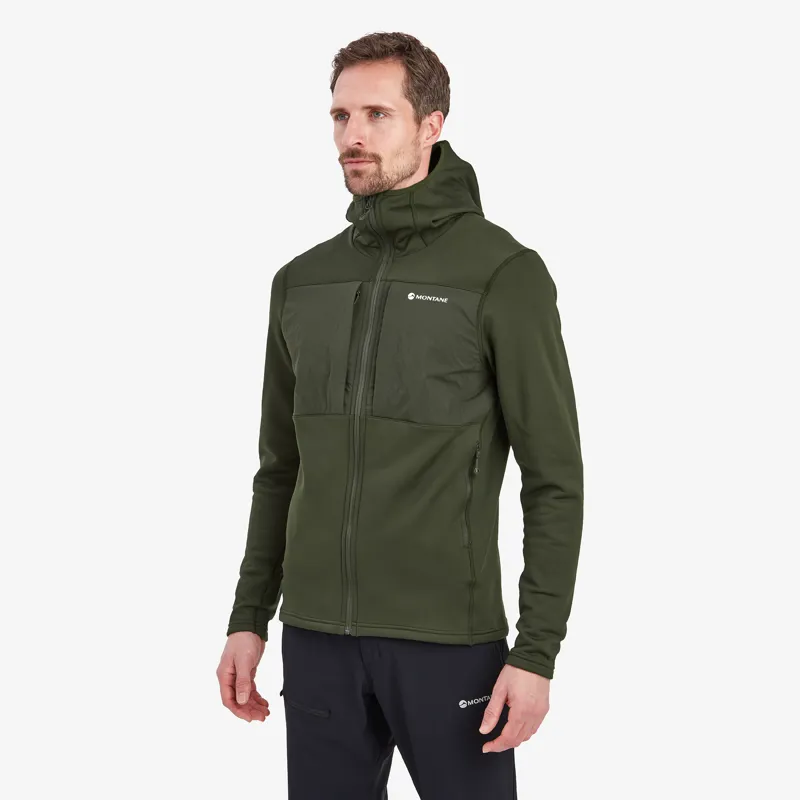 Montane Mens Fury XT Hoodie - Oak Green-4